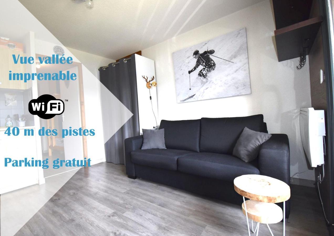 Au Pied Des Pistes B31, Chaleureux Studio 4 Pers, Vue Sur La Vallee Imprenable Avec Wifi, Draps Non Compris Сен-Жан-д'Ольп Экстерьер фото